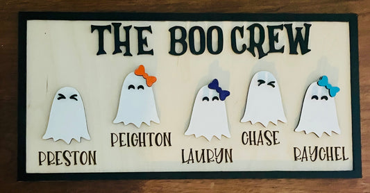 Boo Crew Sign