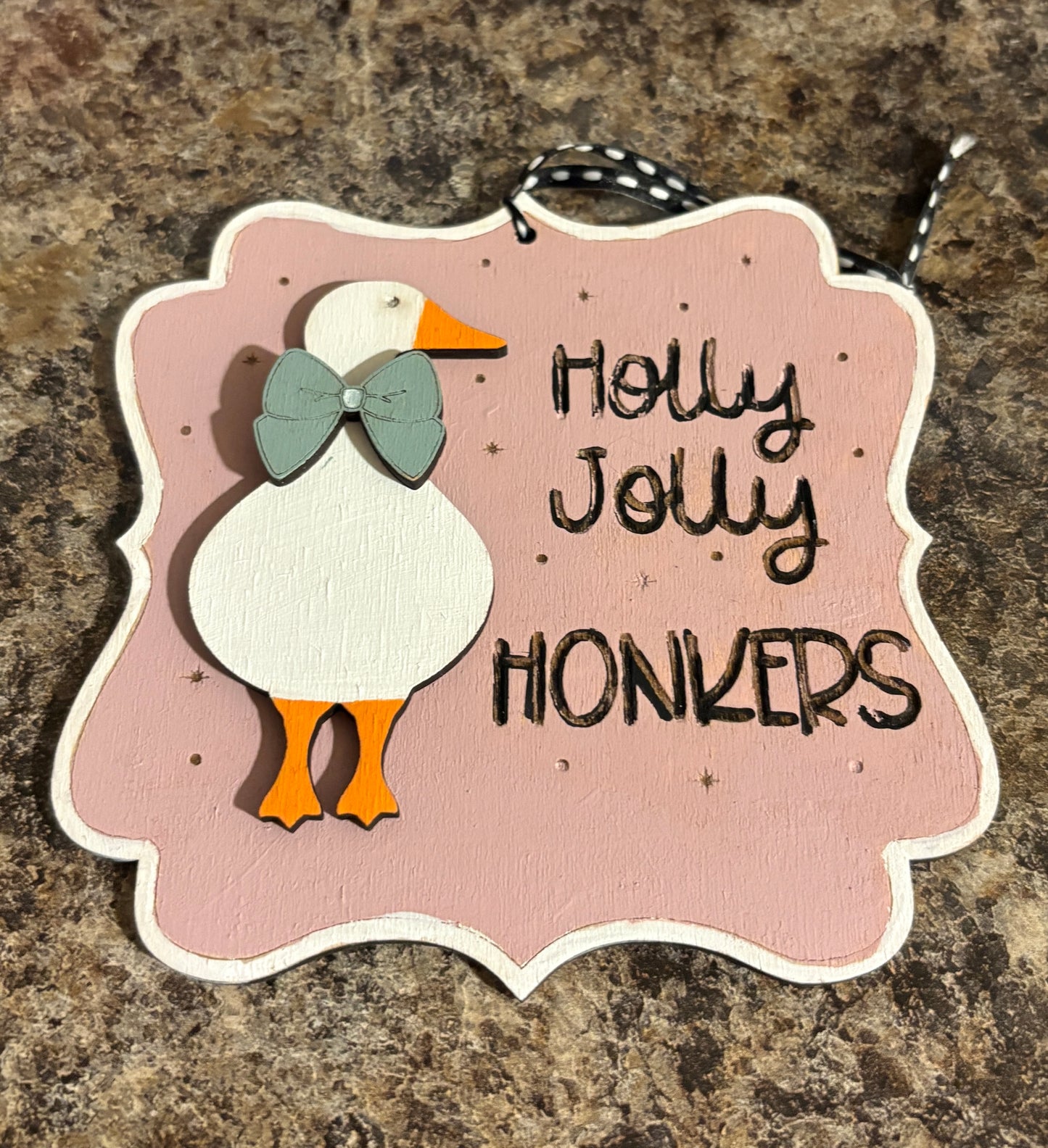 Silly Goose Christmas Ornaments