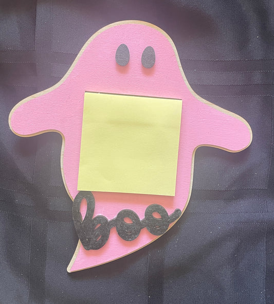 Ghost Boo Post It Note Holder