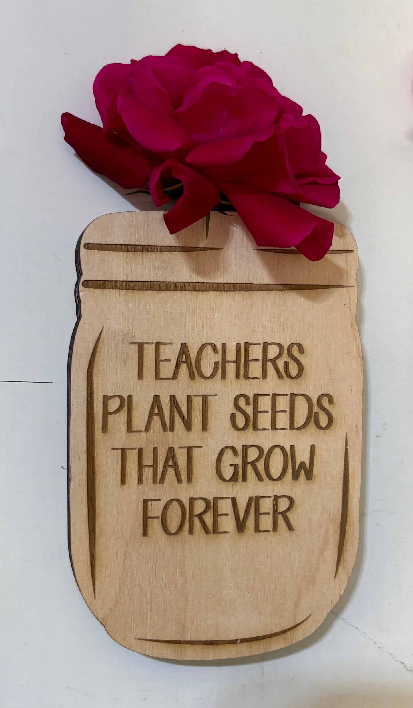 Custom Flower Holder Fridge Magnet