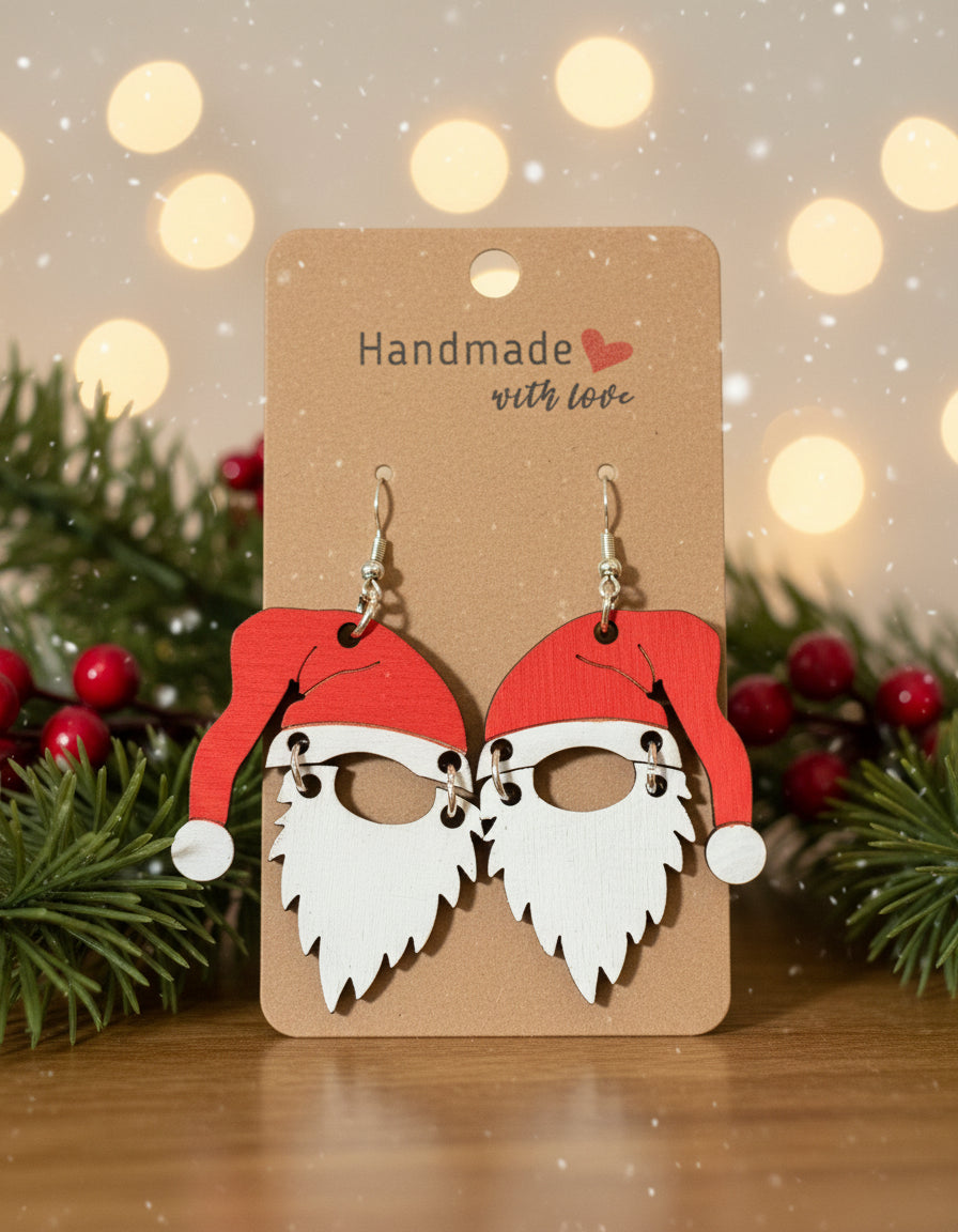 Santa Dangle Earrings