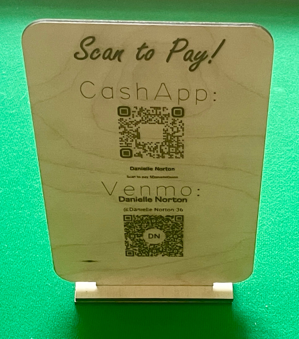 Business Scan to Pay Sign