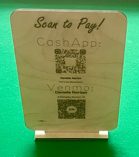 Business Scan to Pay Sign