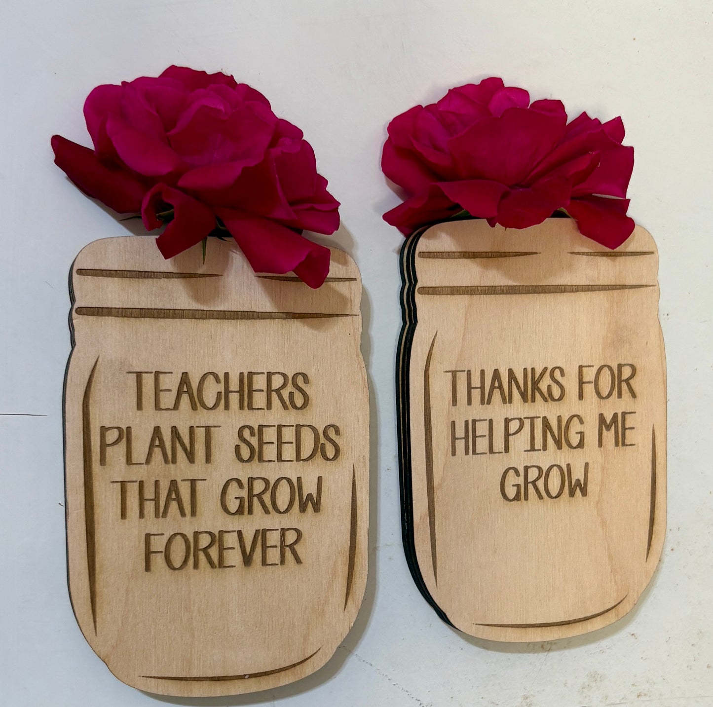 Custom Flower Holder Fridge Magnet