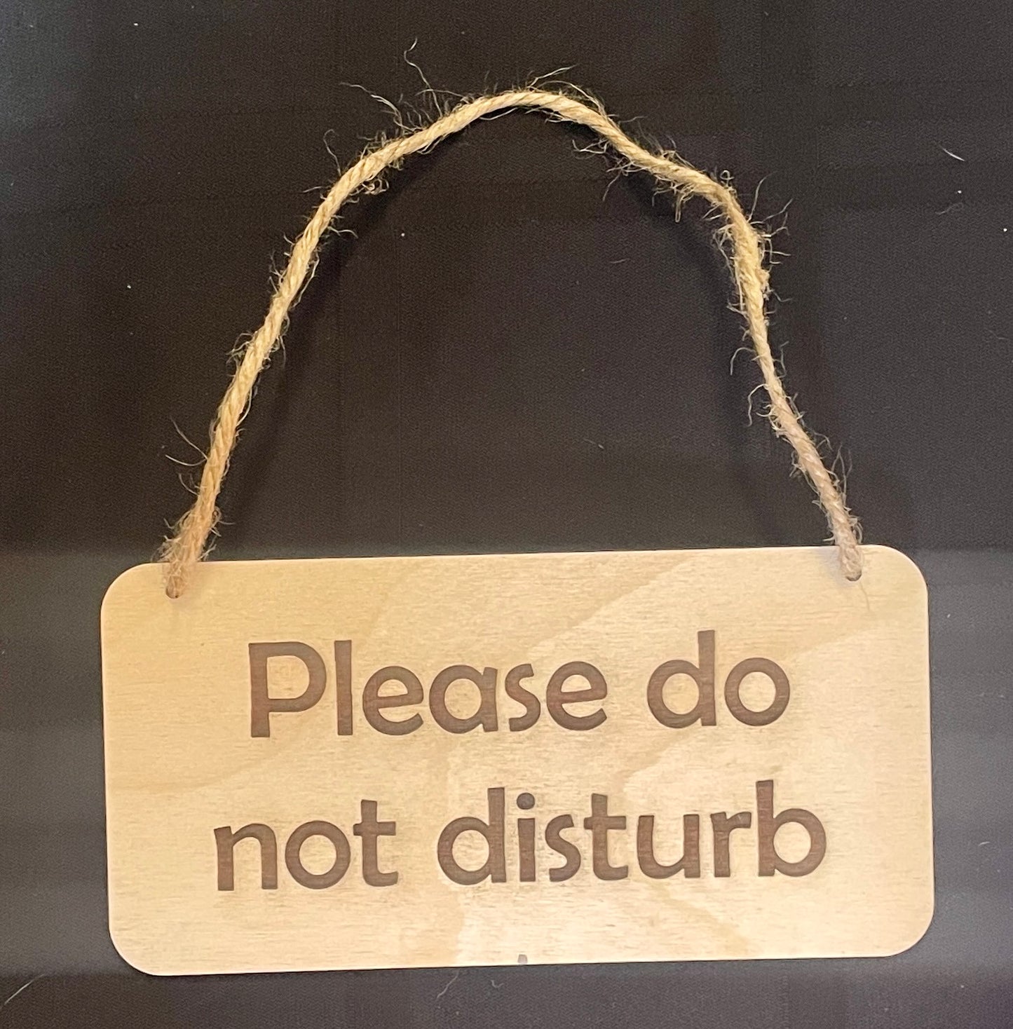 Do Not Disturb Sign