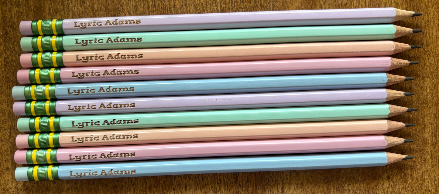 Engraved Pencils