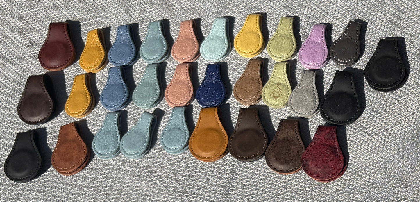 Leather Magnetic Bookmark