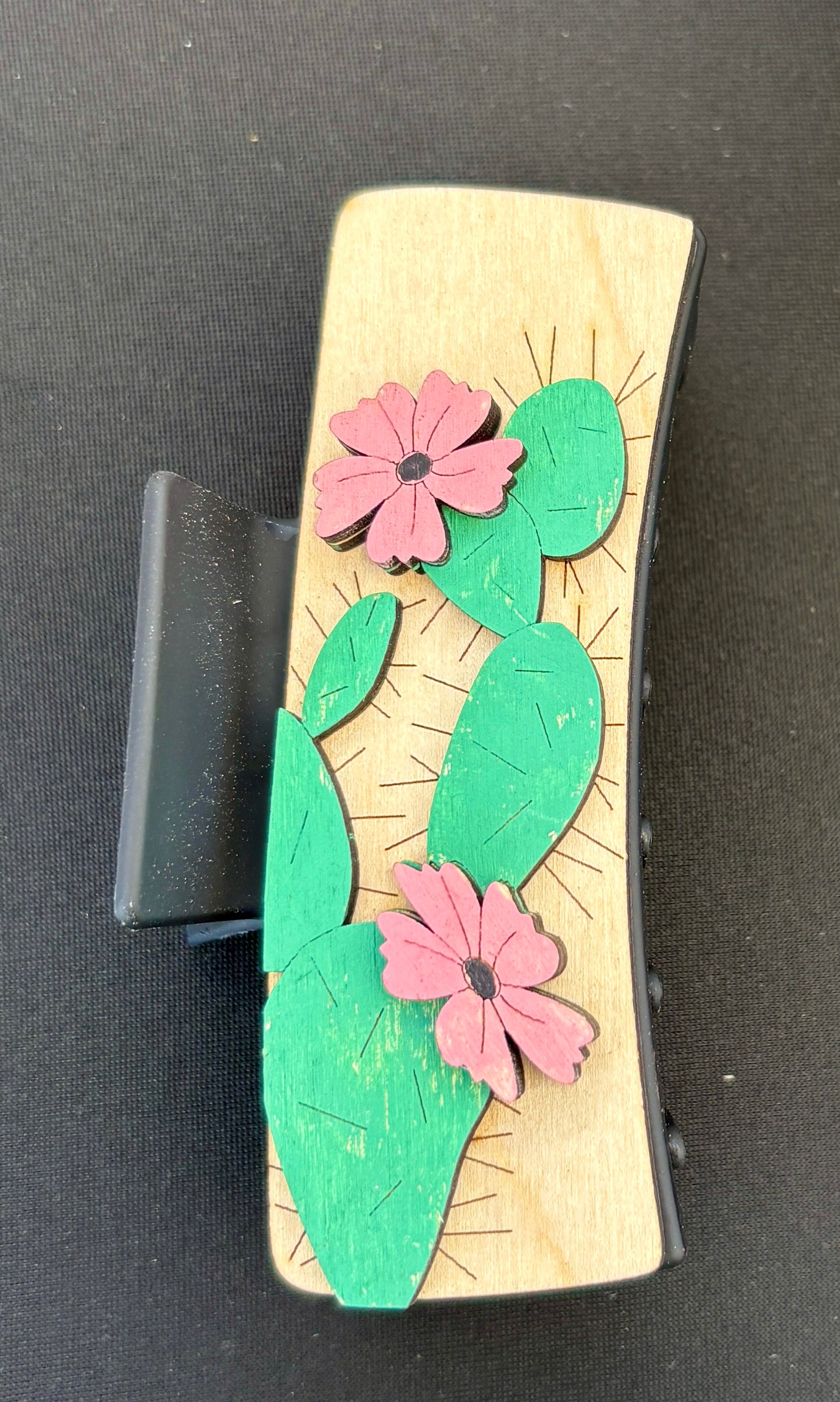 4” 3D Cactus Claw Clip