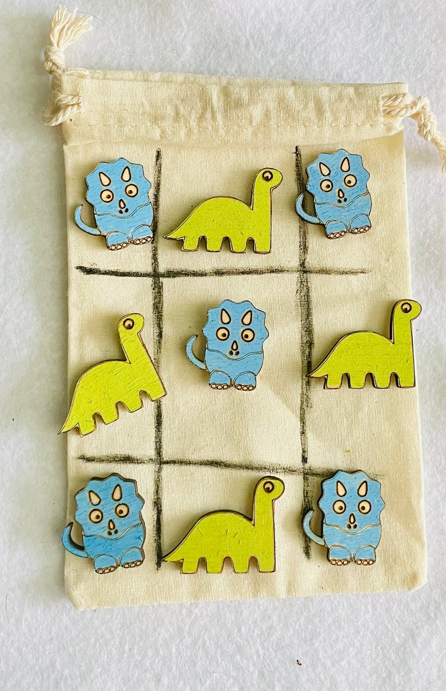 Dinosaur Tic Tac Toe Set