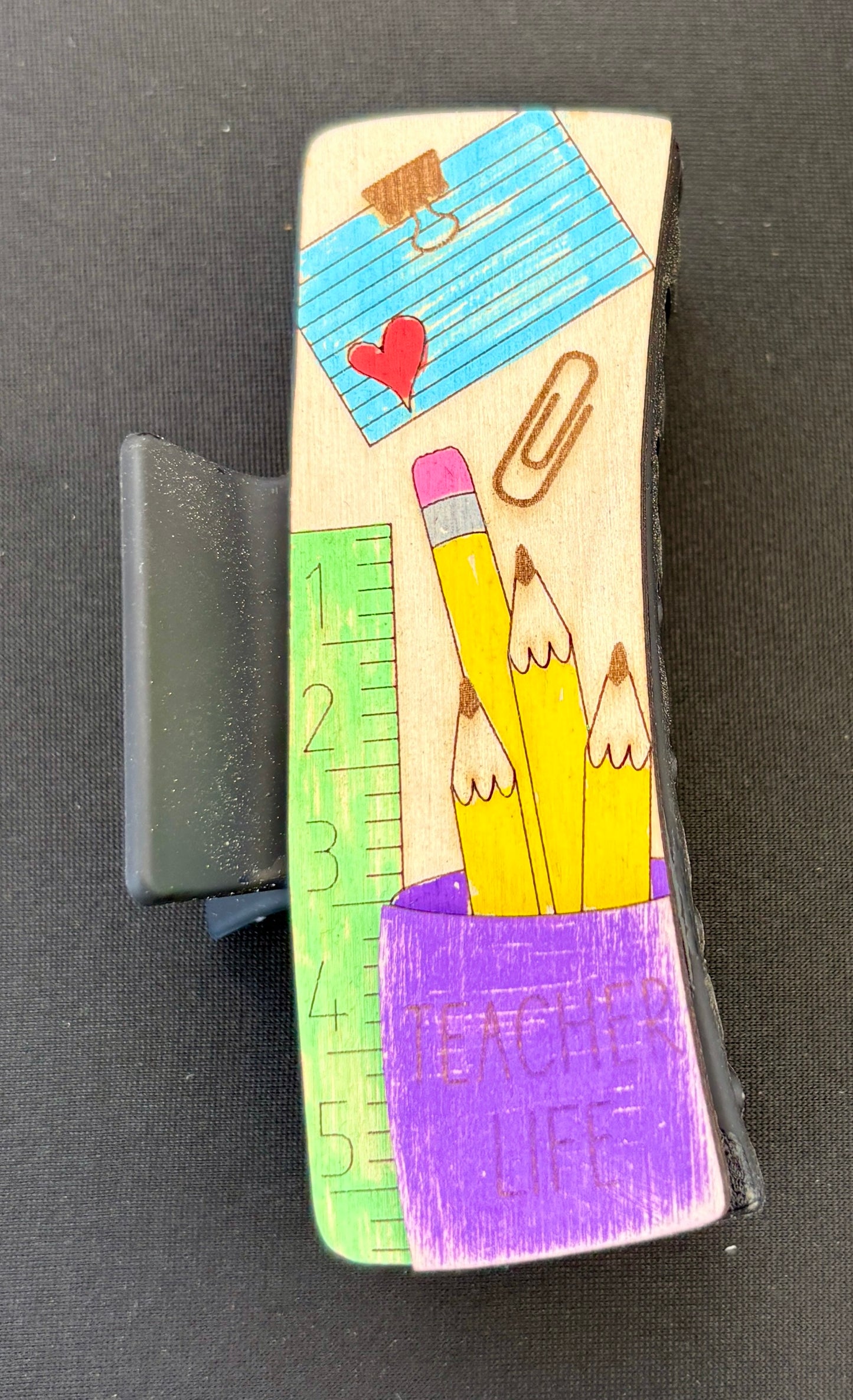 4” 3D Teacher Claw Clip