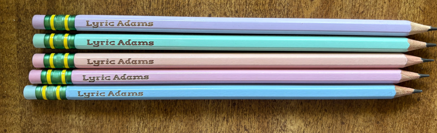 Engraved Pencils