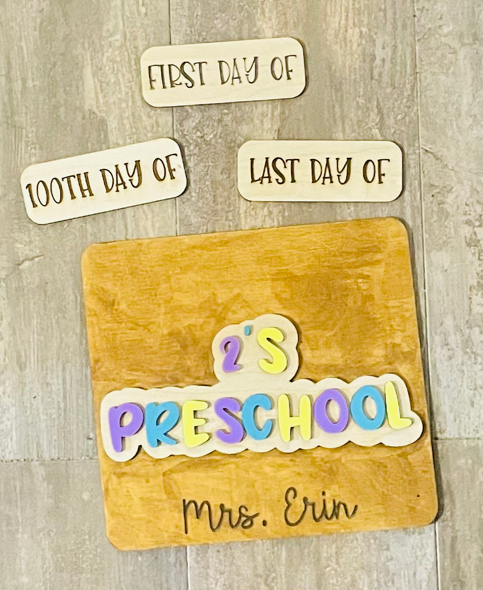 Classroom Milestone Sign