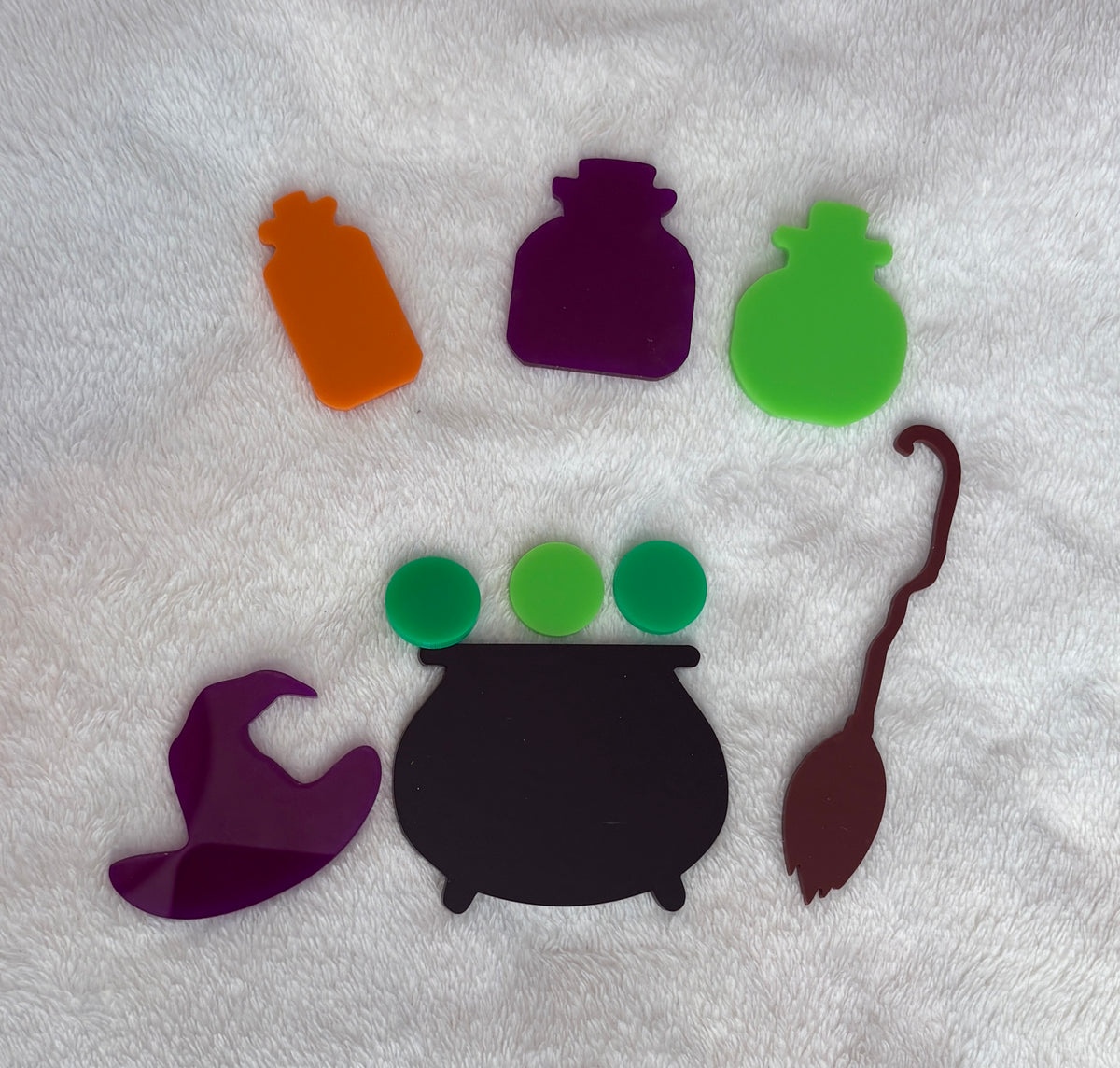 Dry Erasable Acrylic Witches Potion Set
