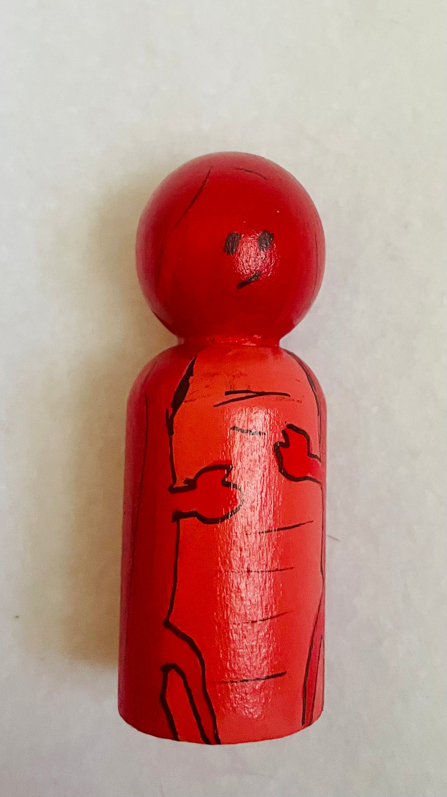 2.4” Crab Peg Doll