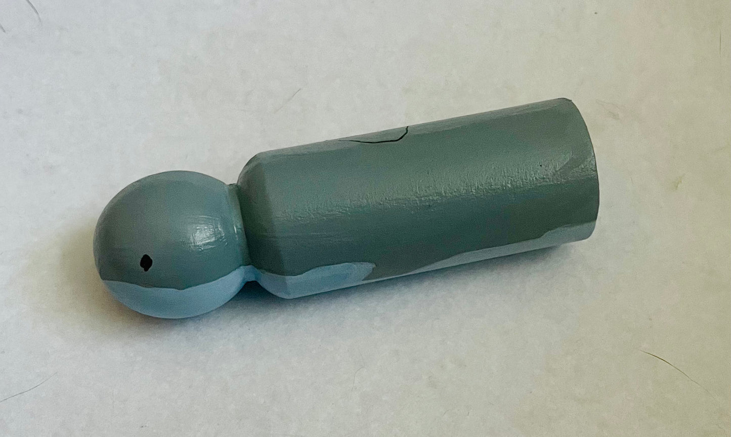 3.5” Dolphin Peg Doll