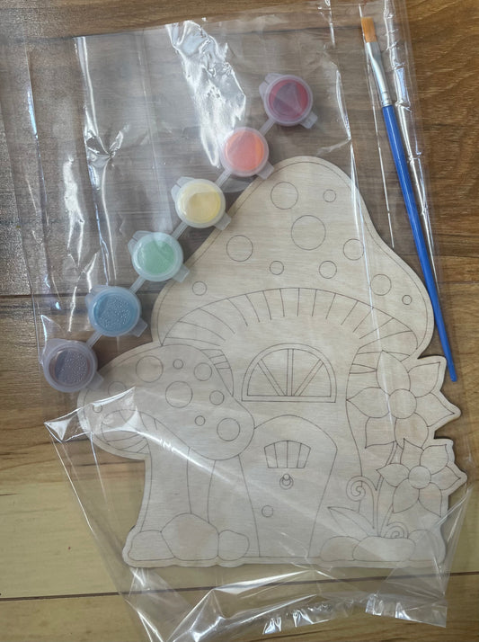 DIY Mushroom Paint Kit
