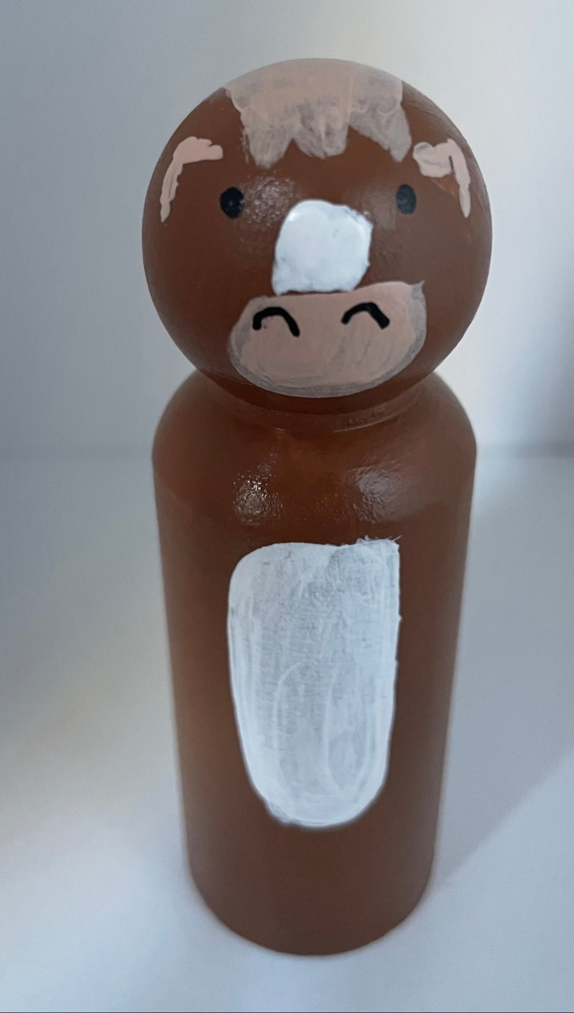 3.5” Horse Peg Doll