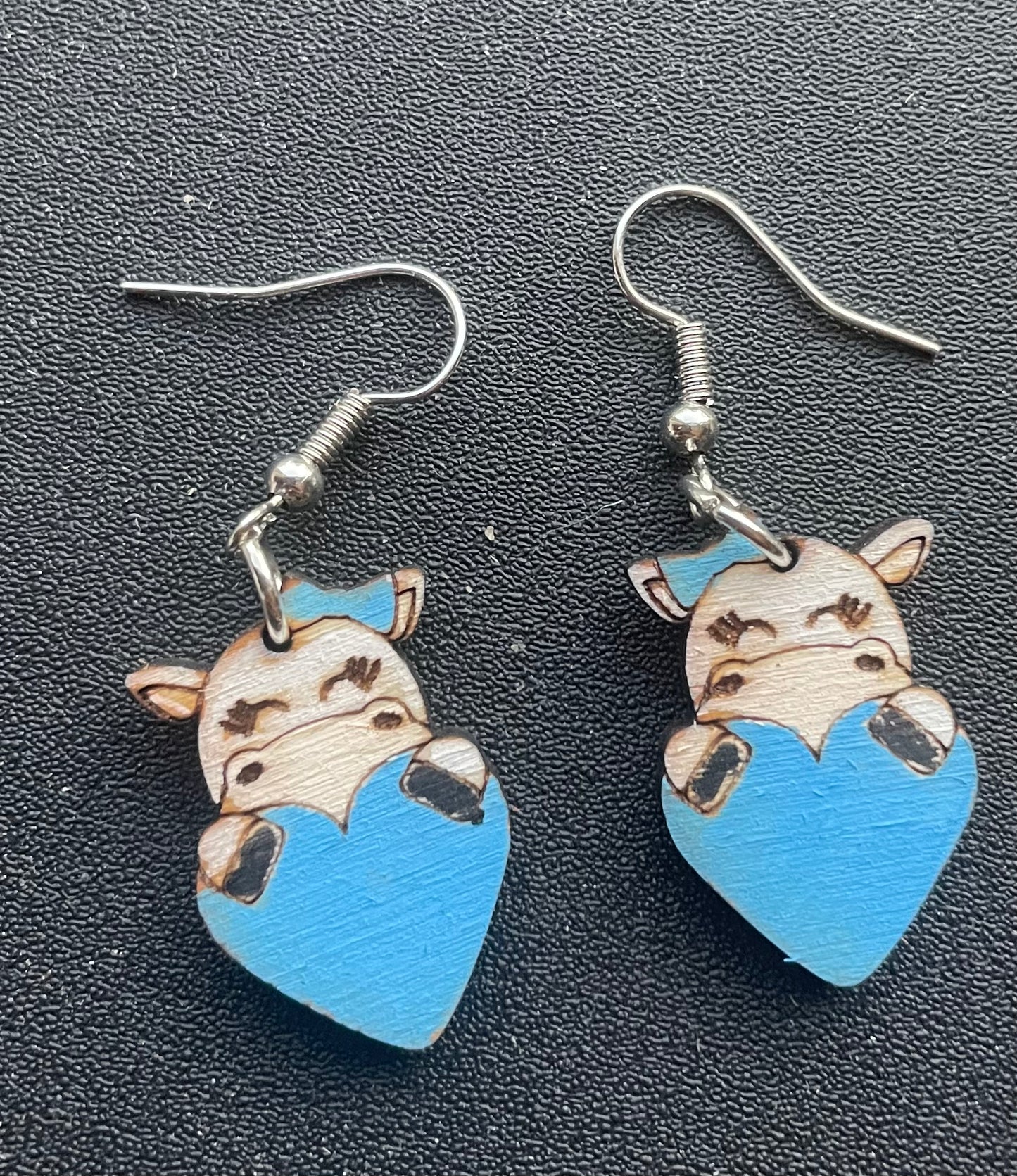 Moo Cow Dangle Earrings