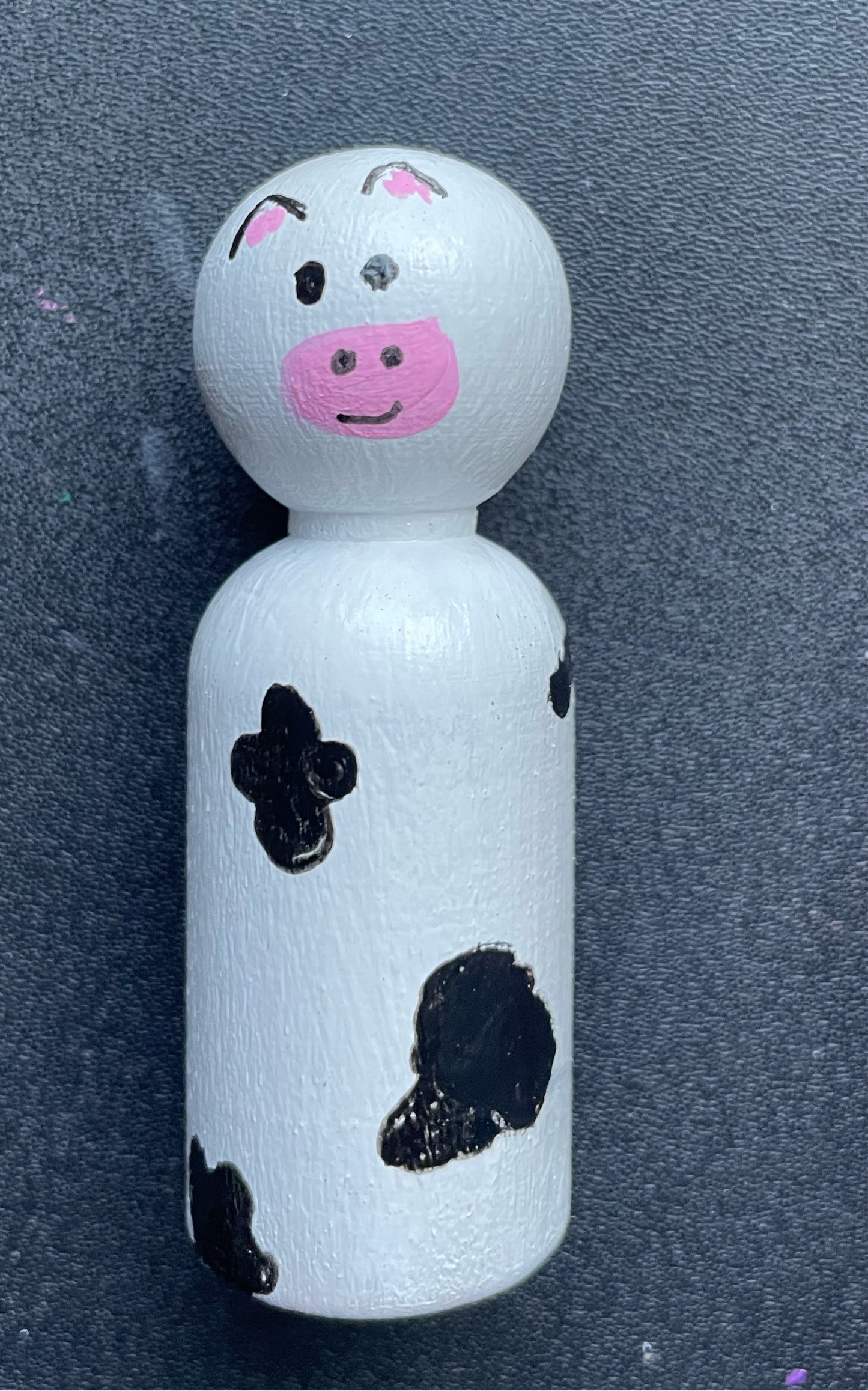 2.4” Cow Peg Doll