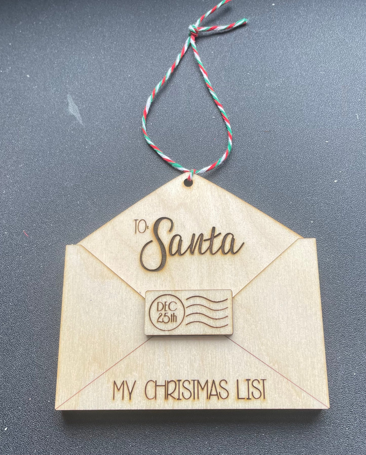 Santa Letter Ornament