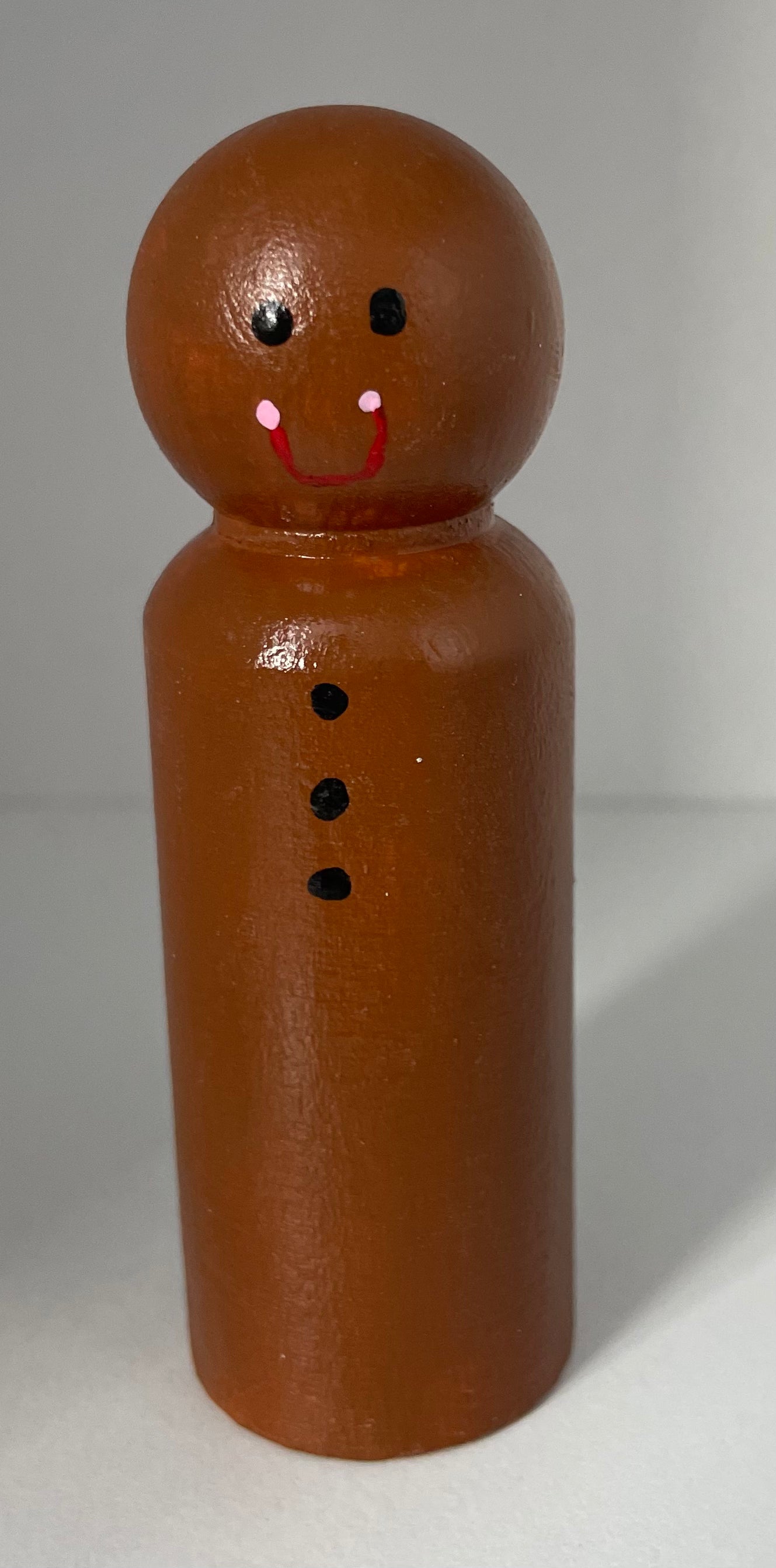 3.5” Gingerbread Peg Doll