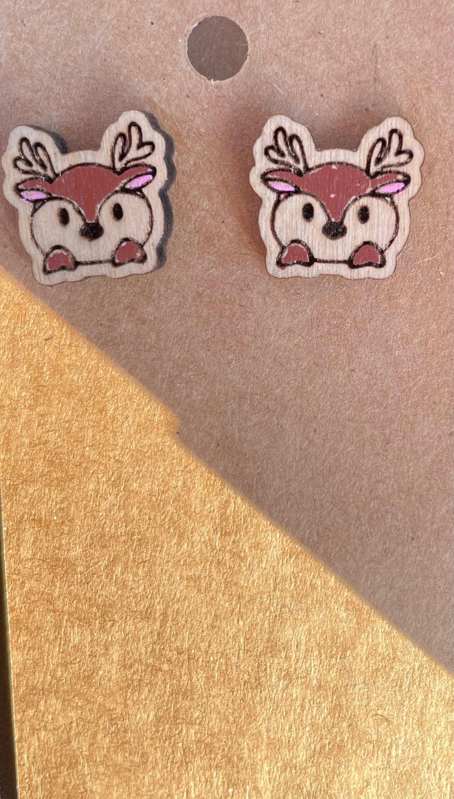 Deer Stud Earrings