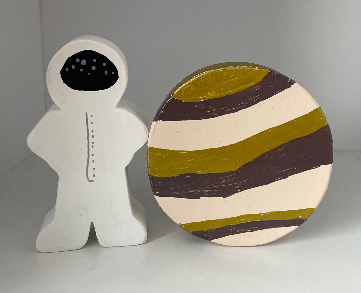 Astronaut and Planet