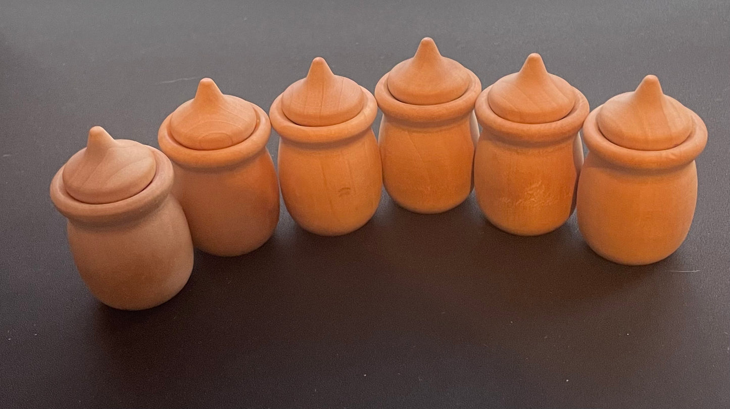 Acorn and Bean Pot Sorting Toy