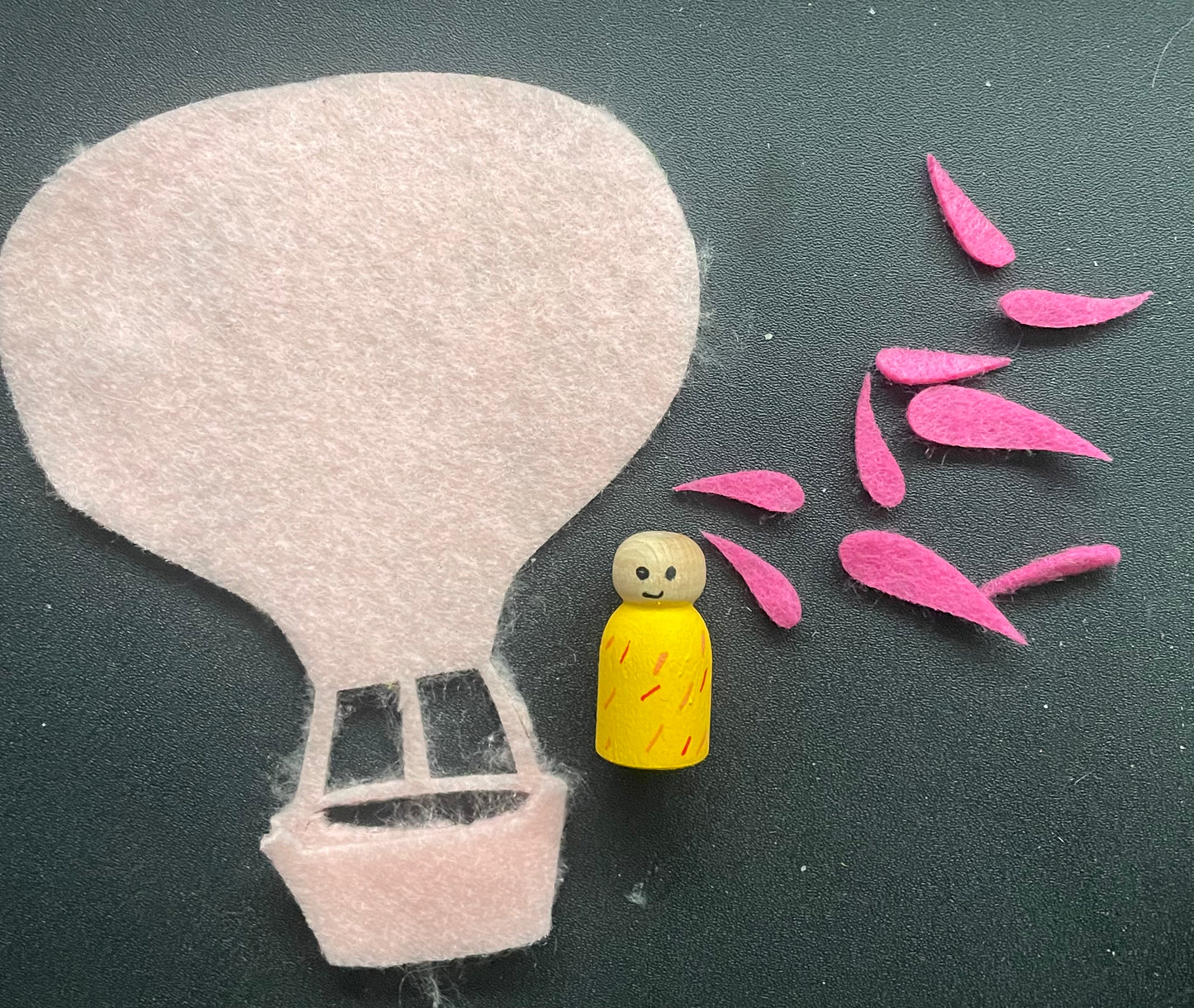 Felt Hot Air Balloon Set