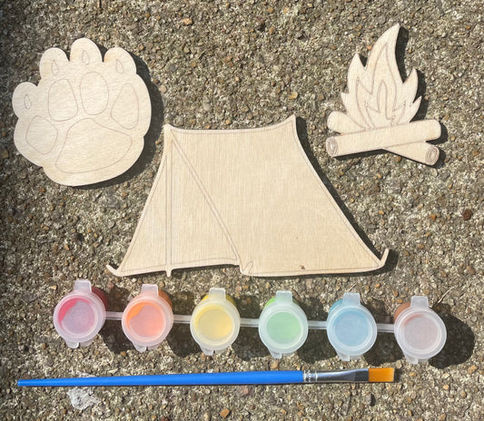 DIY Camping Paint Set