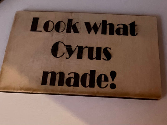 Look What I Made Magnet