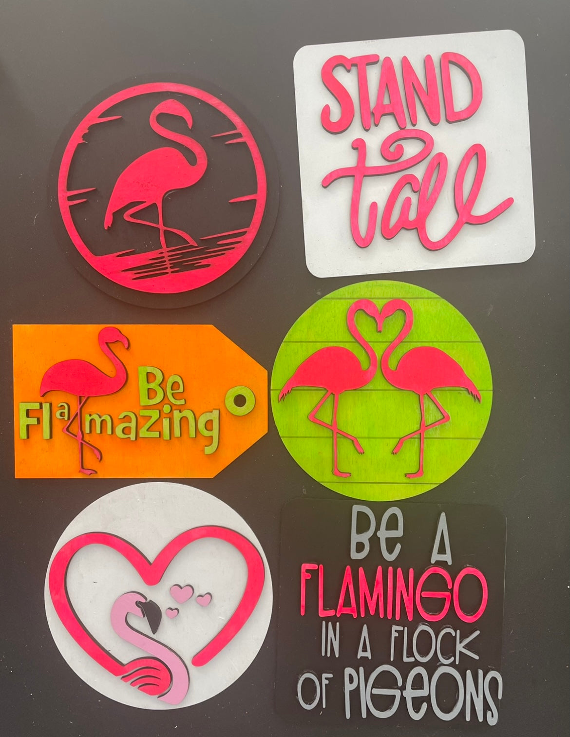 Flamingo Tier Tray Set