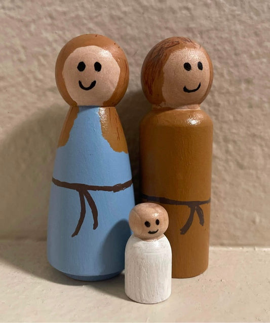 Nativity Family Pegs