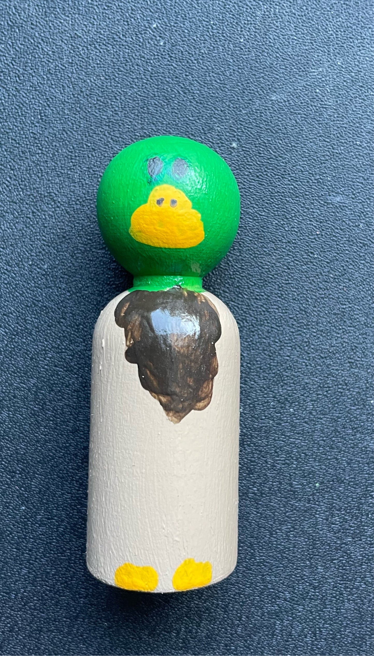 2.4” Duck Peg Doll