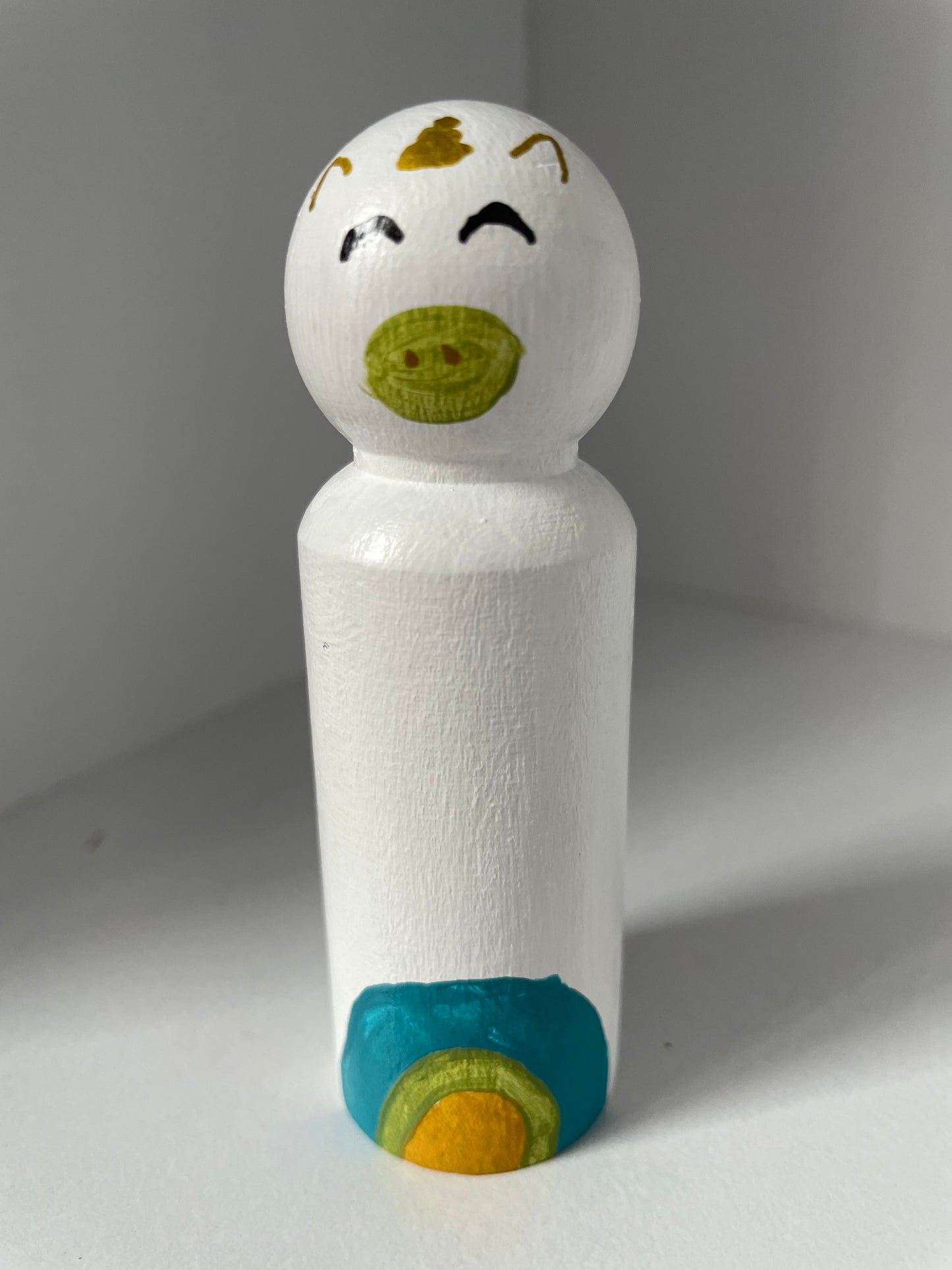 3.5” Boy Unicorn Peg Doll