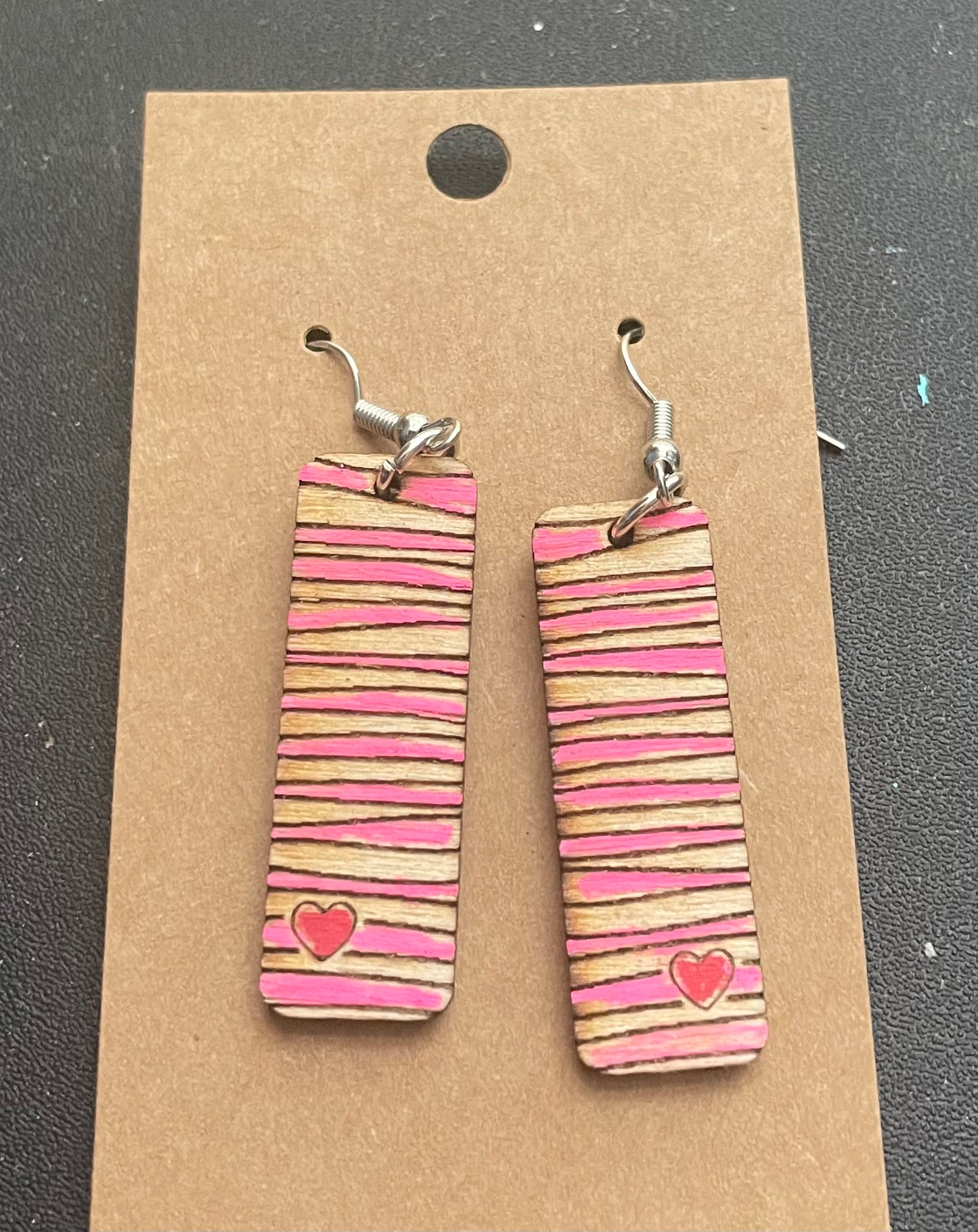 Heart Dangle Earrings