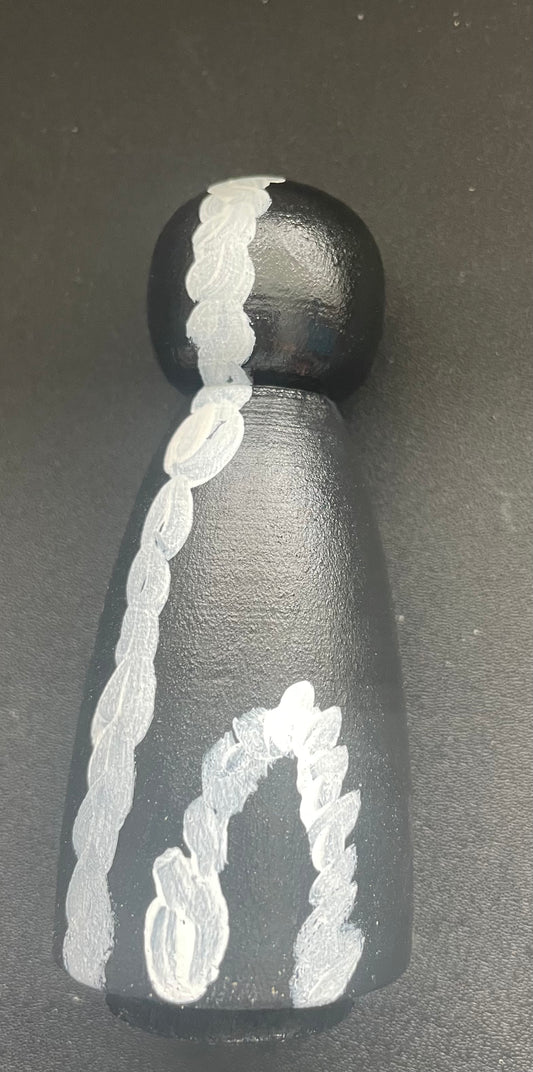 3.5” Skunk Peg Doll