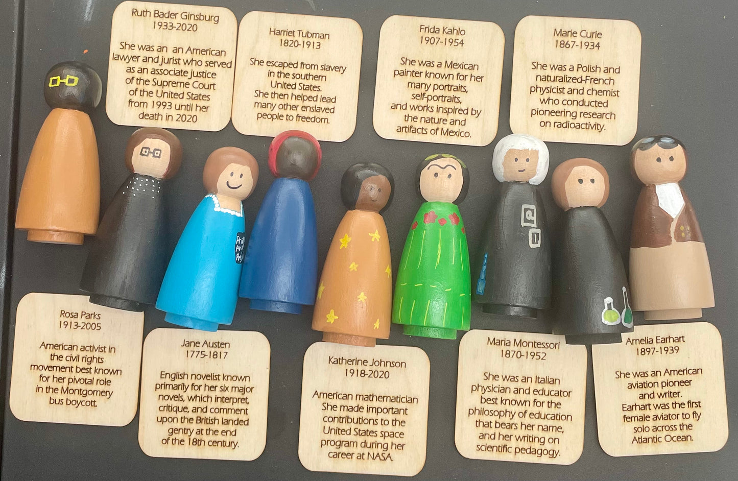 3.5” Historical Peg Doll Set