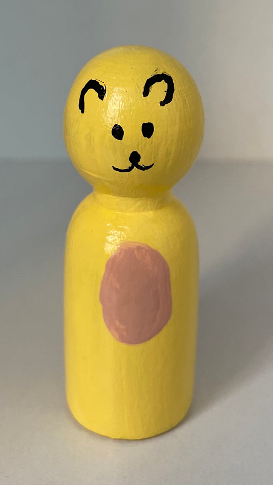 2.4” Lion Peg Doll