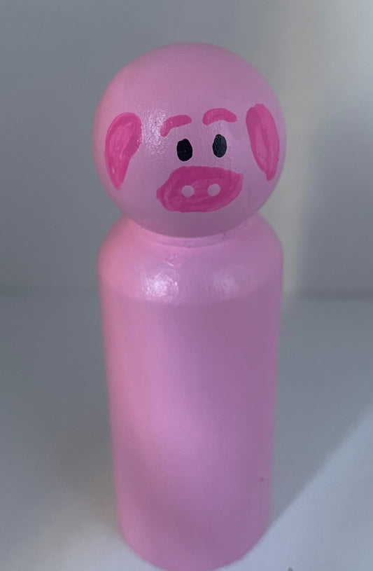 3.5” Pig Peg Doll