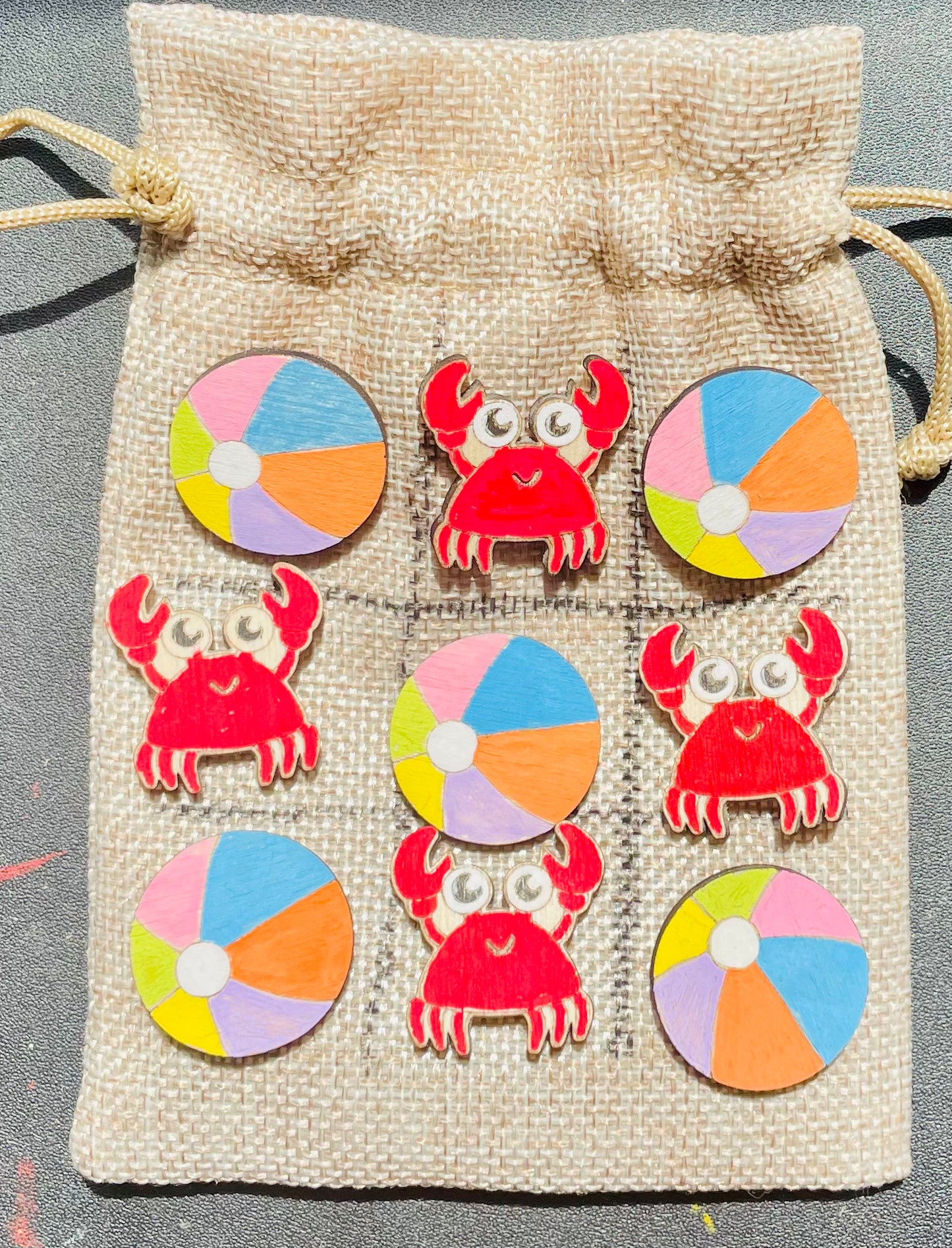 Crab Tic Tac Toe