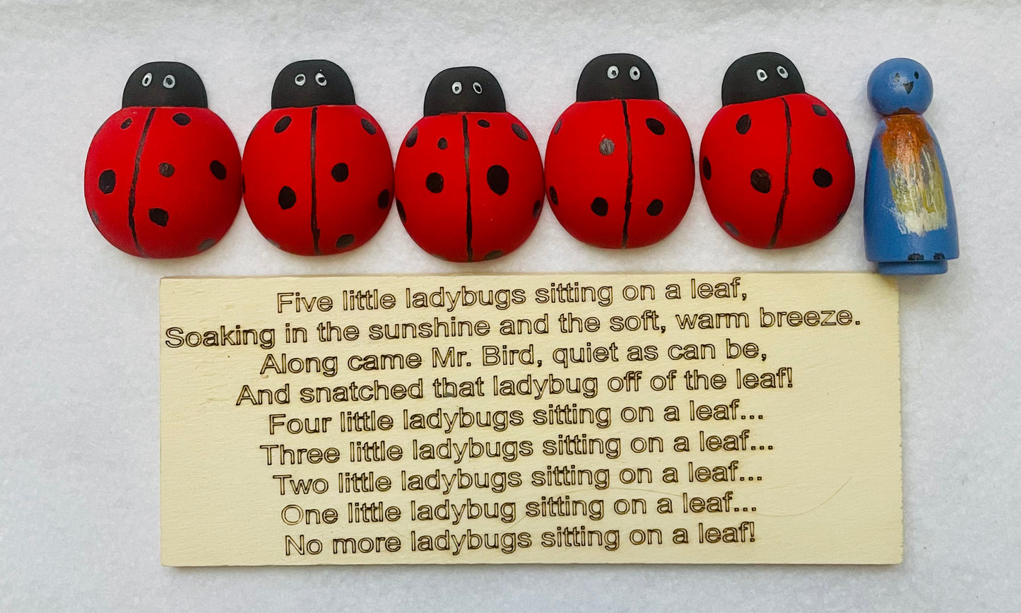 5 Little Ladybugs Set