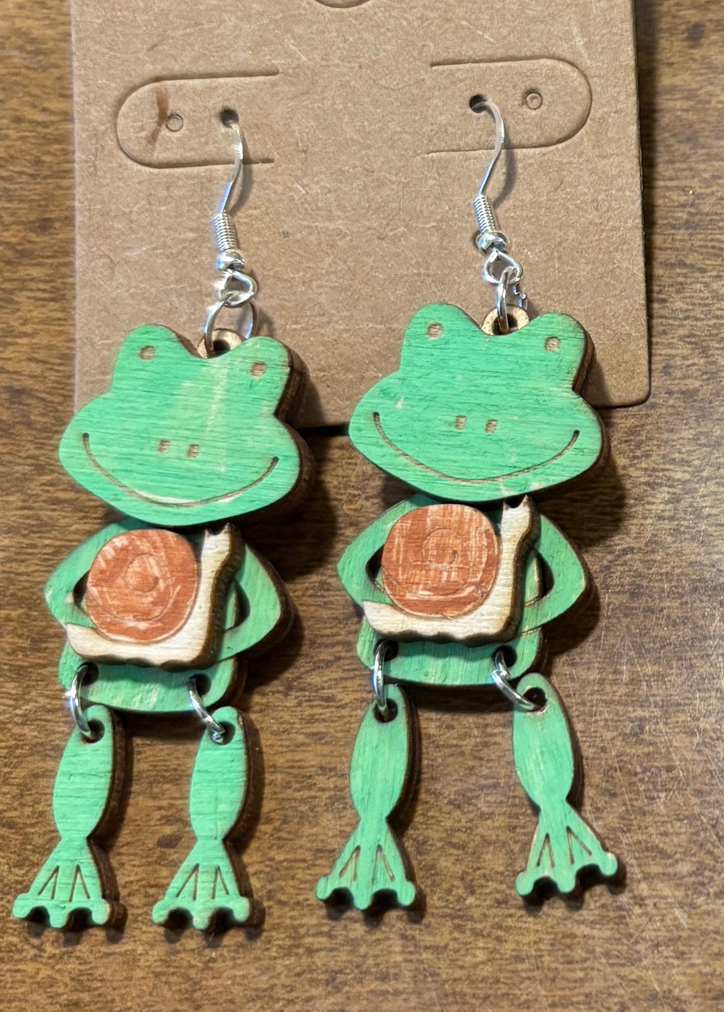 Frog Dangle Earrings