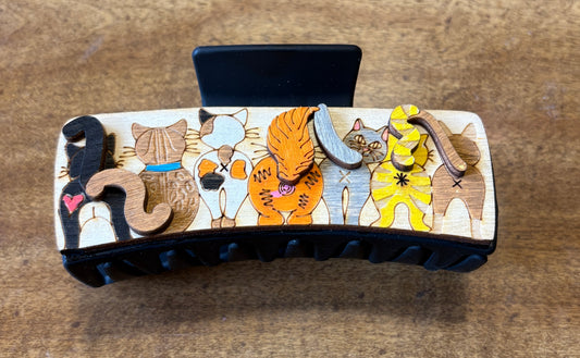 4” 3D Cat Butt Claw Clip