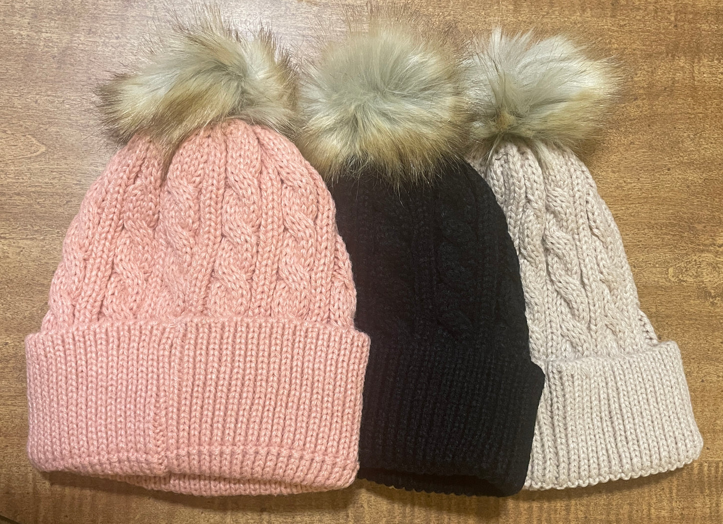 Girl Beanie with Pom