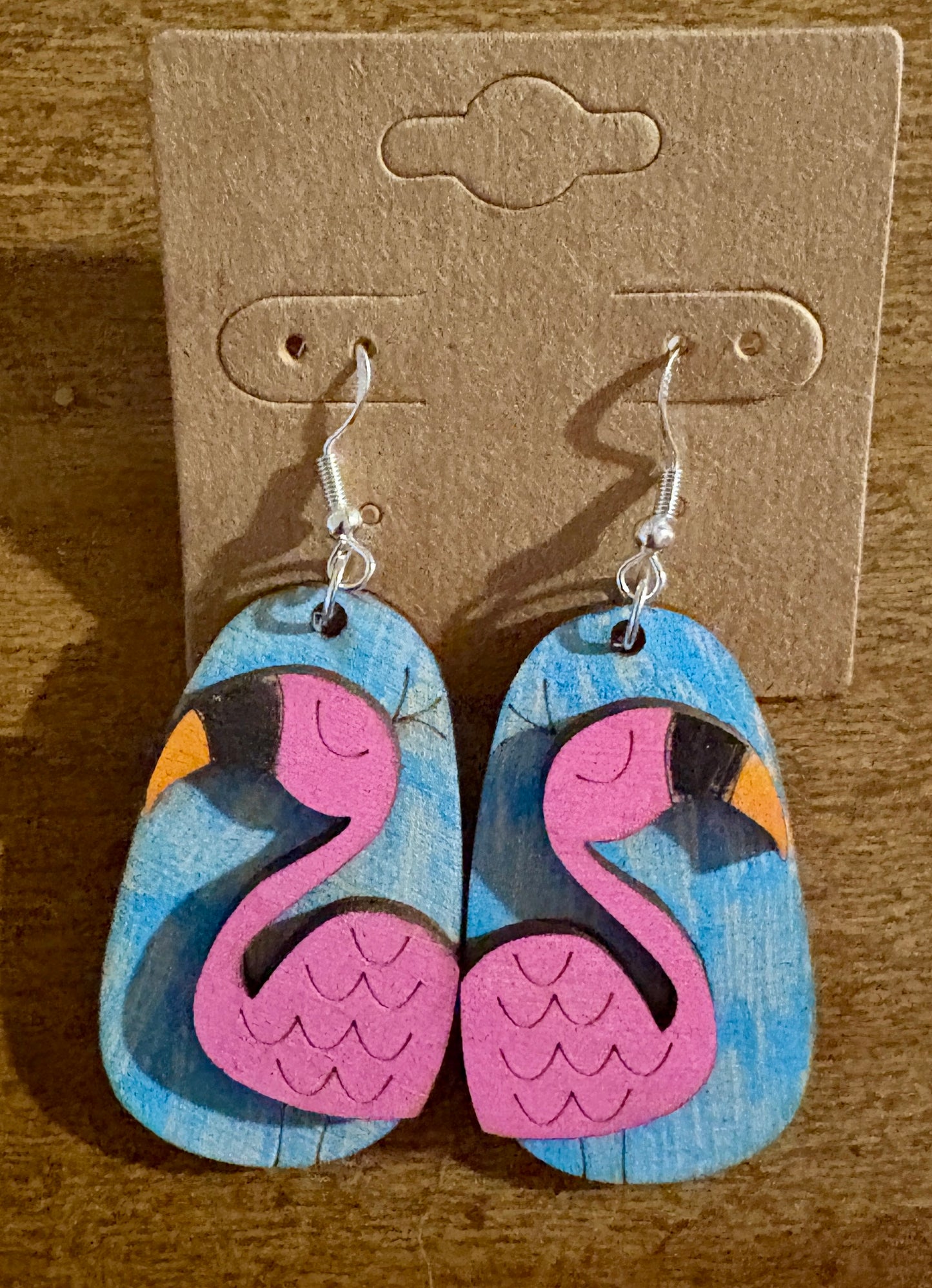 Flamingo Dangle Earrings