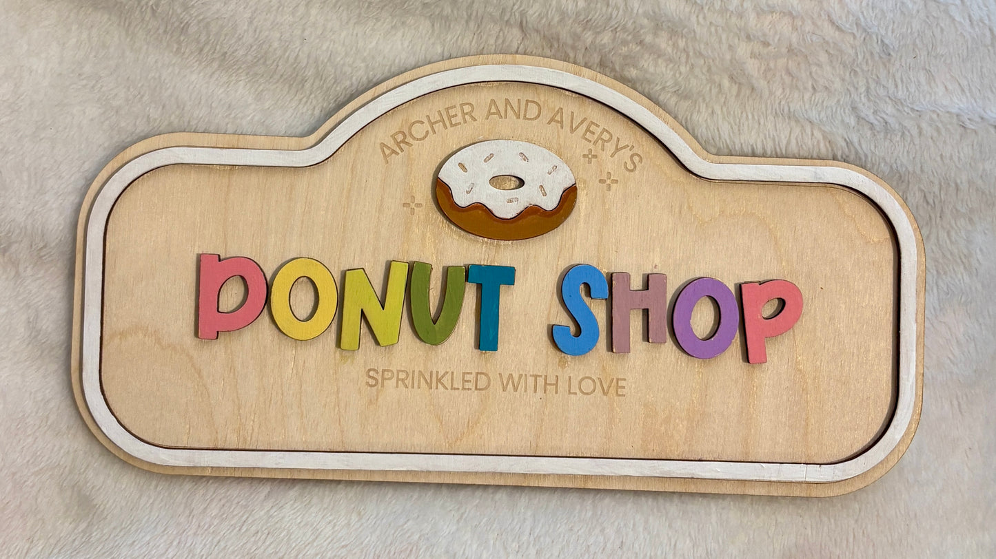 Pretend Play Signs
