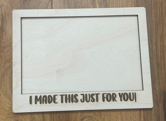 DIY Made For You Frame Magnet