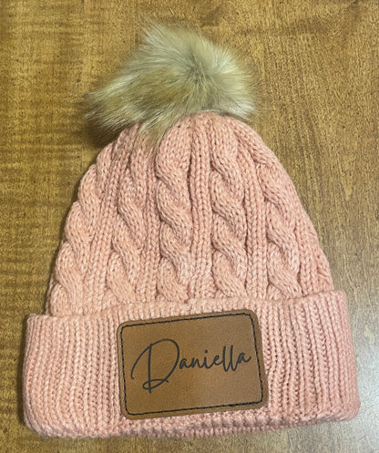 Girl Beanie with Pom