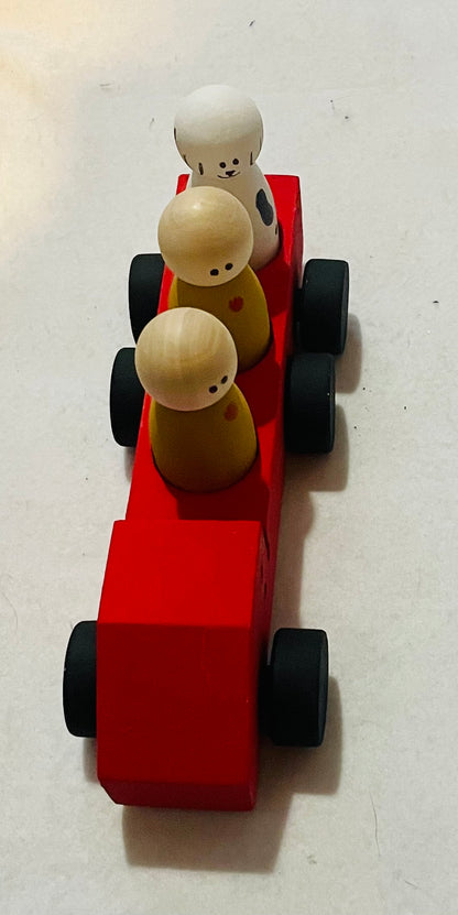 Firefighter Peg Car